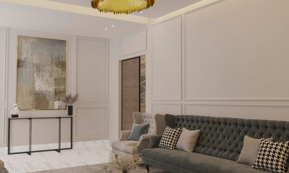 Luxury Living Room in Minimalist Style .pexels