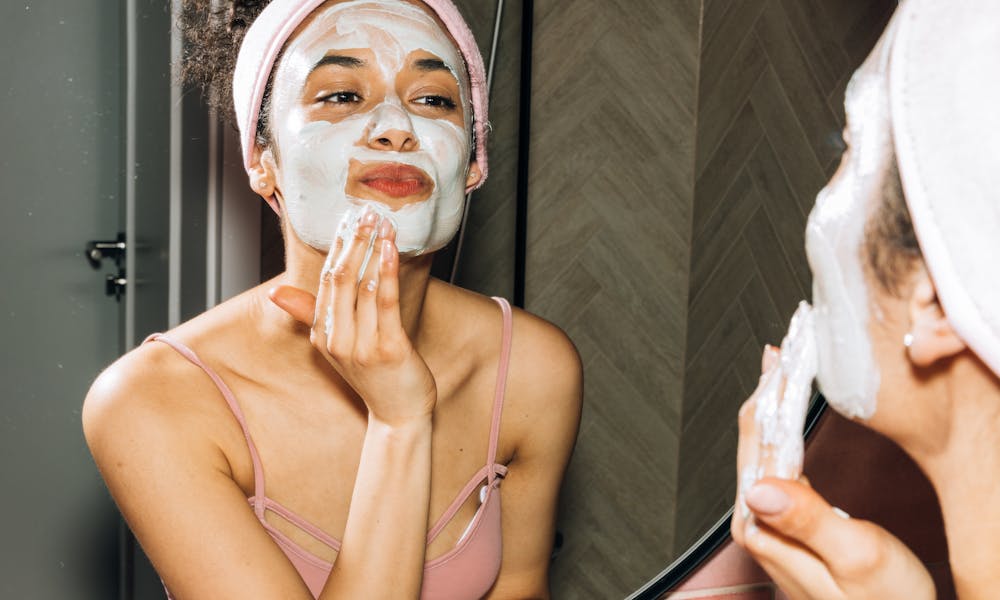 Girl Doing Her Facial Skin Care .pexels