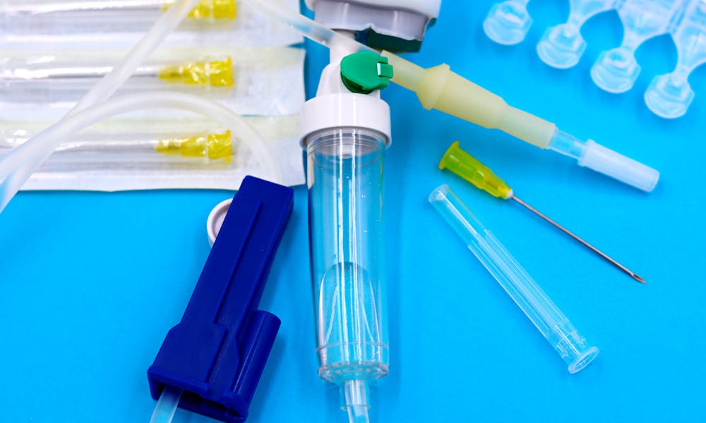 IV Infusion Set with Fluid Medicine and Needles .pexels