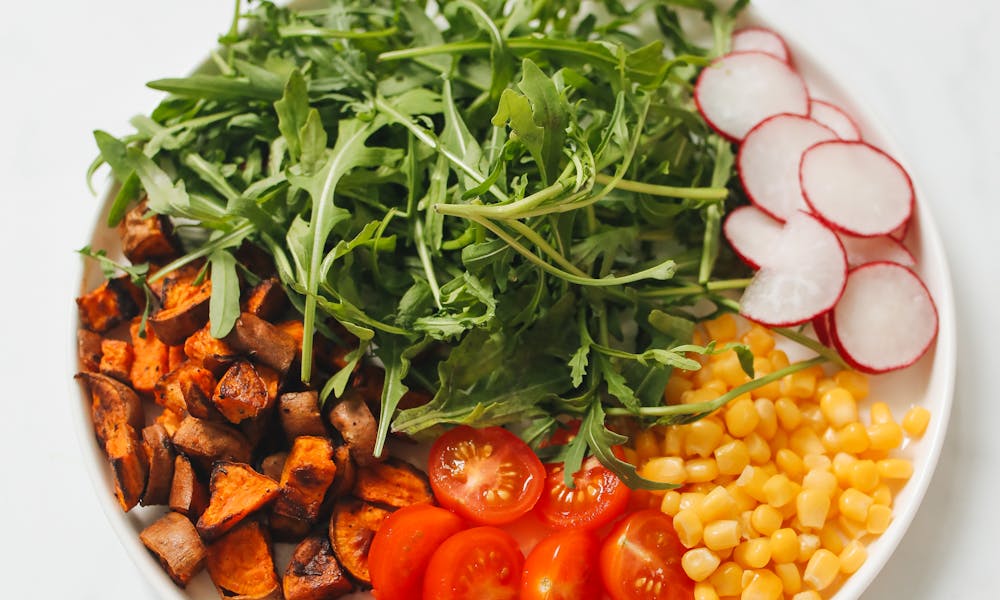 Plate Full of Fresh Vegetables  .pexels