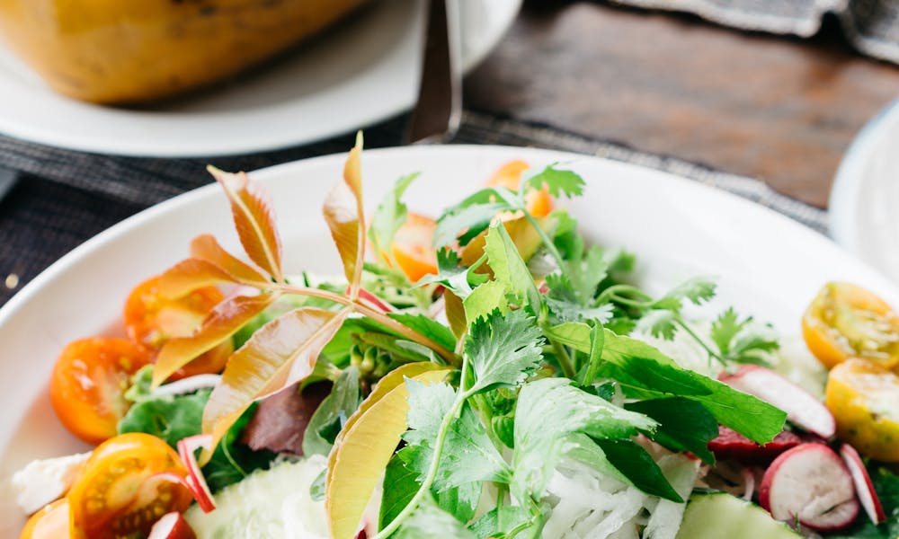 Vegetable Salad on White Plate .pexels