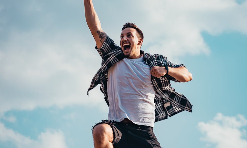 Low Angle Photography of Man Jumping .pexels