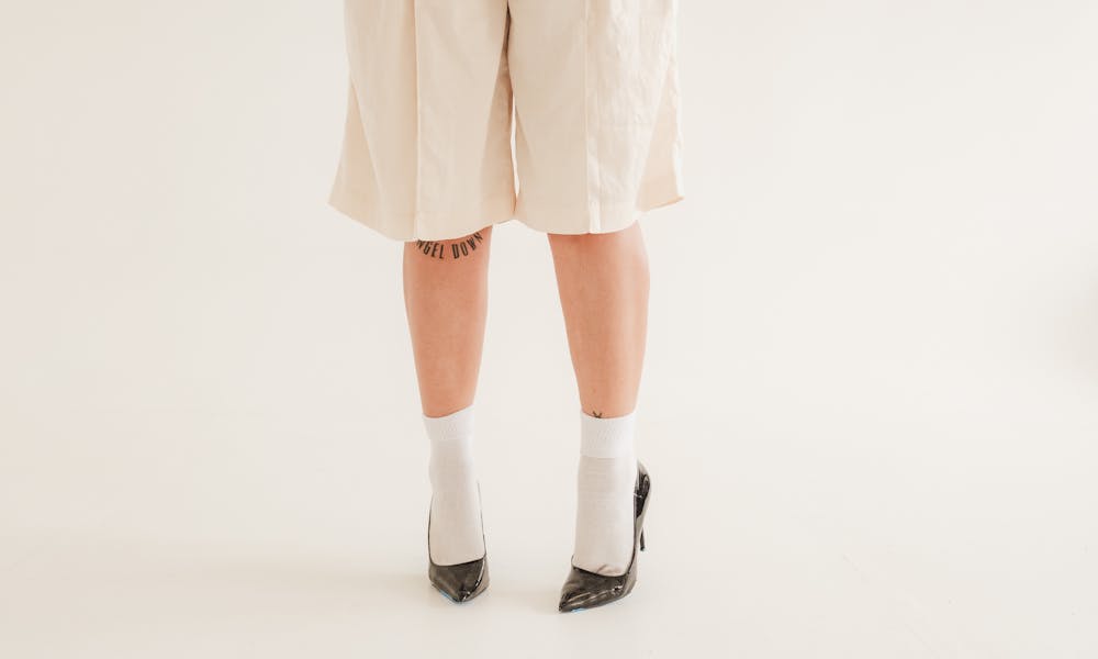 Womans Outfit with Shorts and Heels .pexels