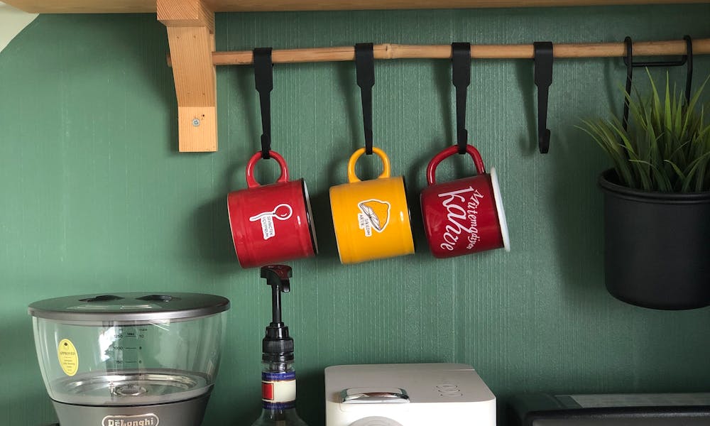Cozy Coffee Station with Colorful Mugs .pexels