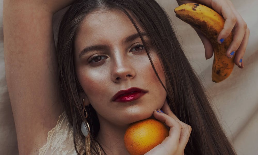 Free stock photo of aesthetic girl, fruits, girl .pexels